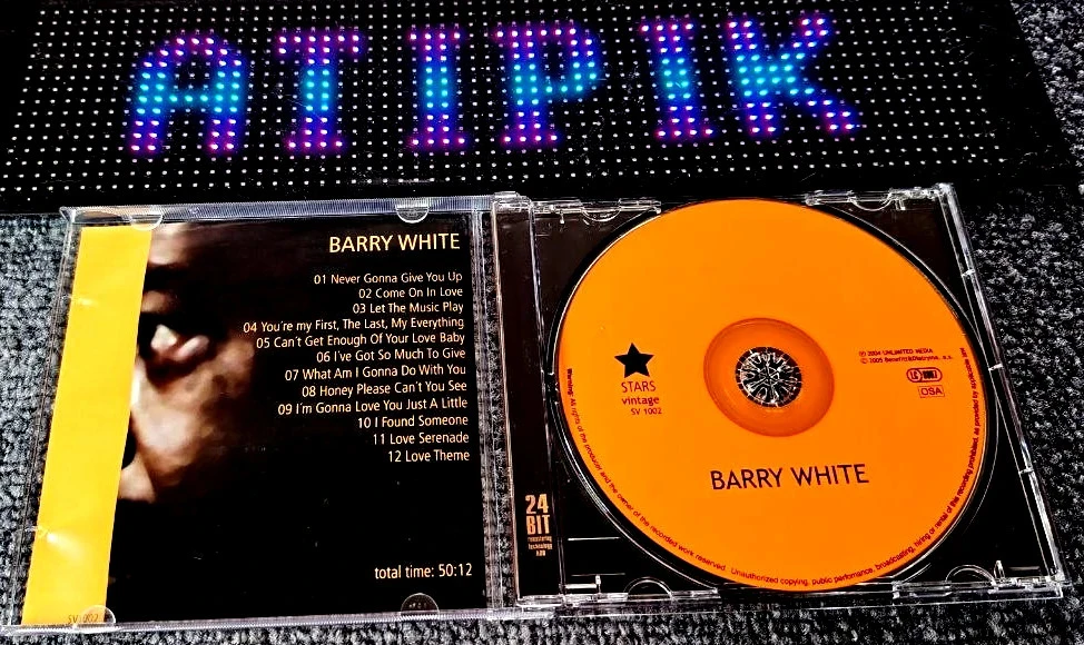 Cd Barry White - Stars Vintage 1- 2 Títulos Cultos Importação Rara 💿 – photo 3